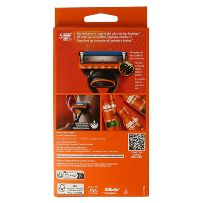 Gillette Fusion manual razor 2 Stuks