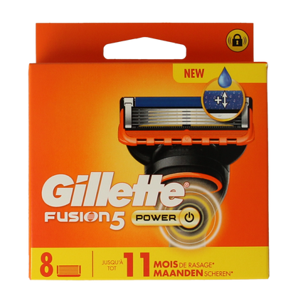 Gillette Fusion power blades 8 Stuks
