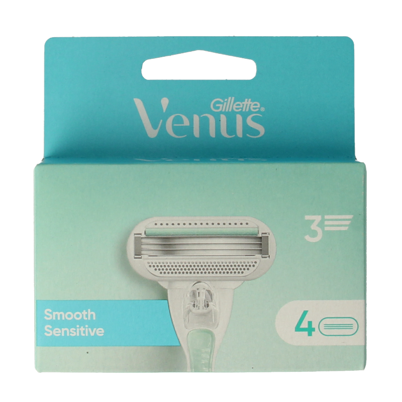 Gillette Venus smooth sensitive blades 4 Stuks