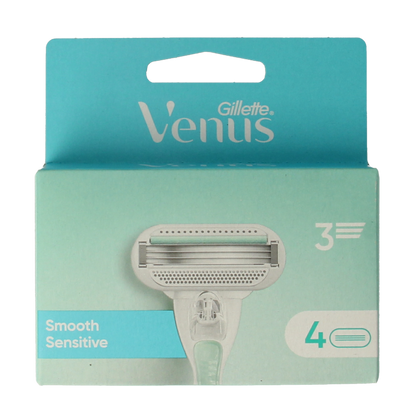 Gillette Venus smooth sensitive blades 4 Stuks