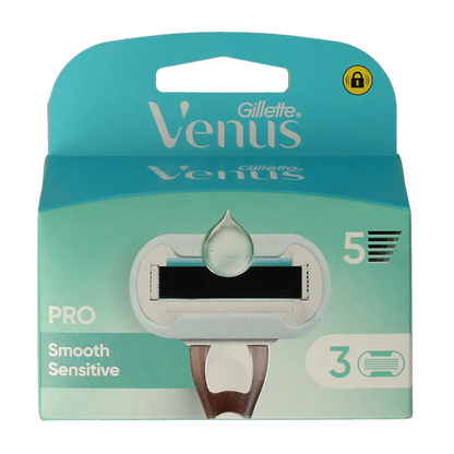 Gillette Venus deluxe smooth sensitive blades 3 Stuks