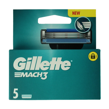 Gillette Mach3 blades 5 Stuks