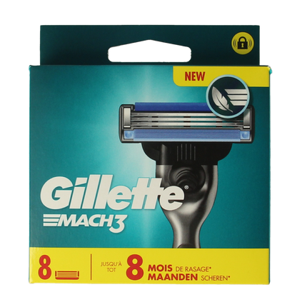 Gillette Mach3 blades 8 Stuks