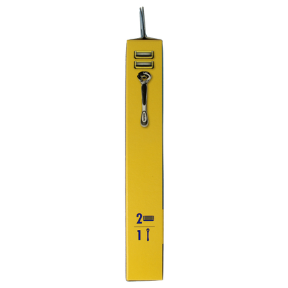 Gillette Proshield yellow razor 2 Stuks