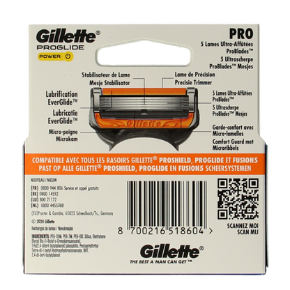 Gillette Proglide power blades 3 Stuks