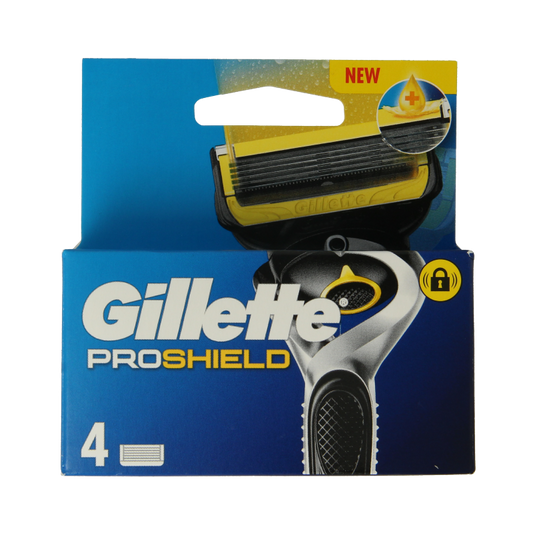 Gillette Proshield yellow blades 4 Stuks