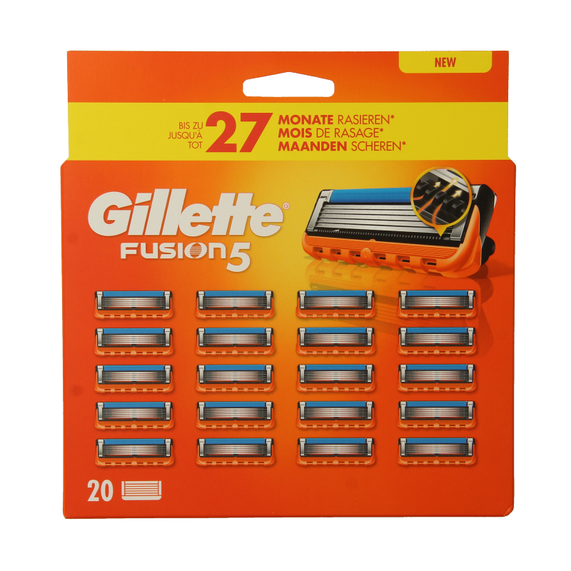 Gillette Fusion manual blades 20 Stuks