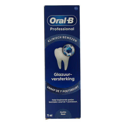 Oral B Tandpasta professional enamel strength clean mint 75 Milliliter