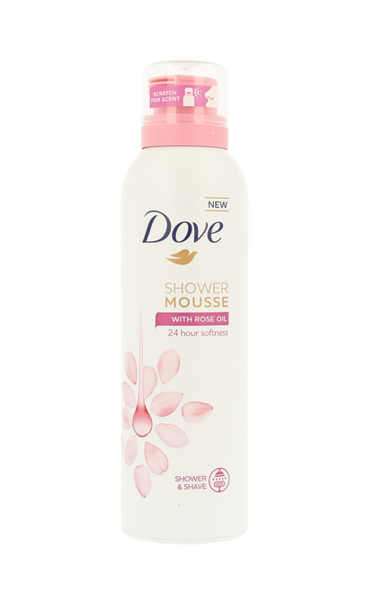 Dove Shower mousse rose oil 200 Milliliter