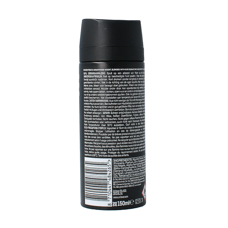 AXE Deodorant bodyspray black 150 Milliliter