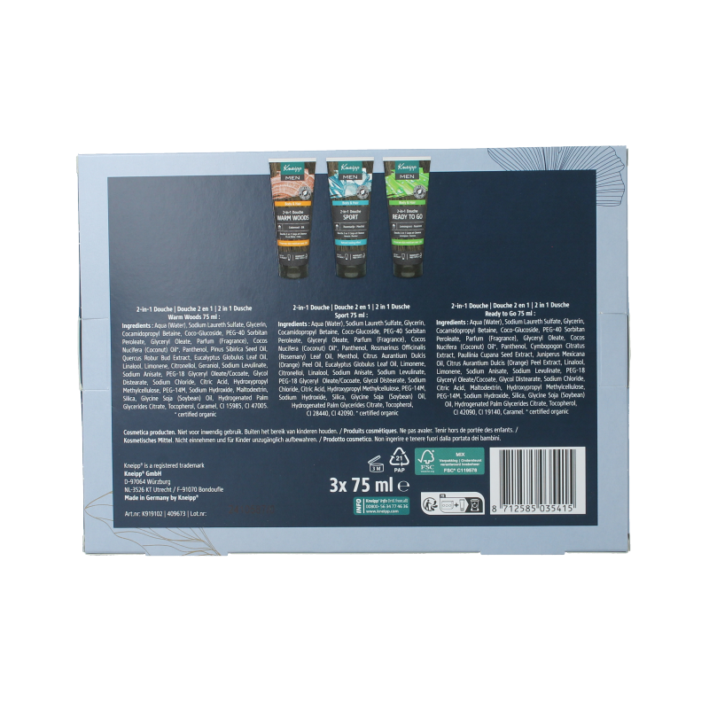 Kneipp Men geschenkset douche 1 Set