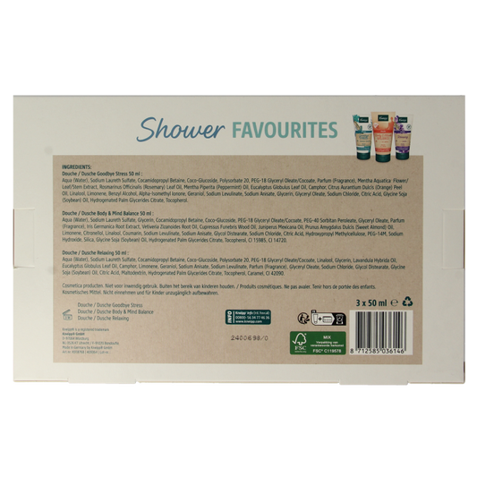 Kneipp Geschenkverpakking shower favourites 1 Set
