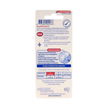 Lactona Easydent A 2.5-5mm zonder houdertje 8 Stuks