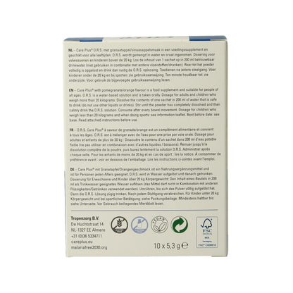 Care Plus ORS granaatappel sinaasappel 10 Stuks