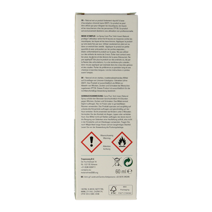 Care Plus Anti insect natural spray 60 Milliliter