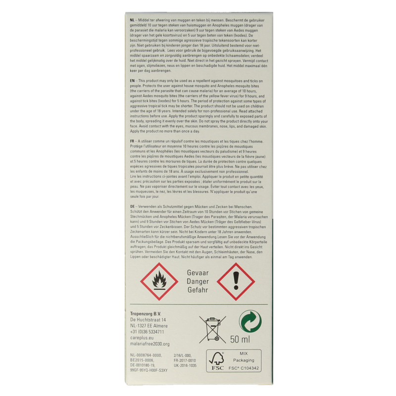 Care Plus Deet lotion 50% 50 Milliliter