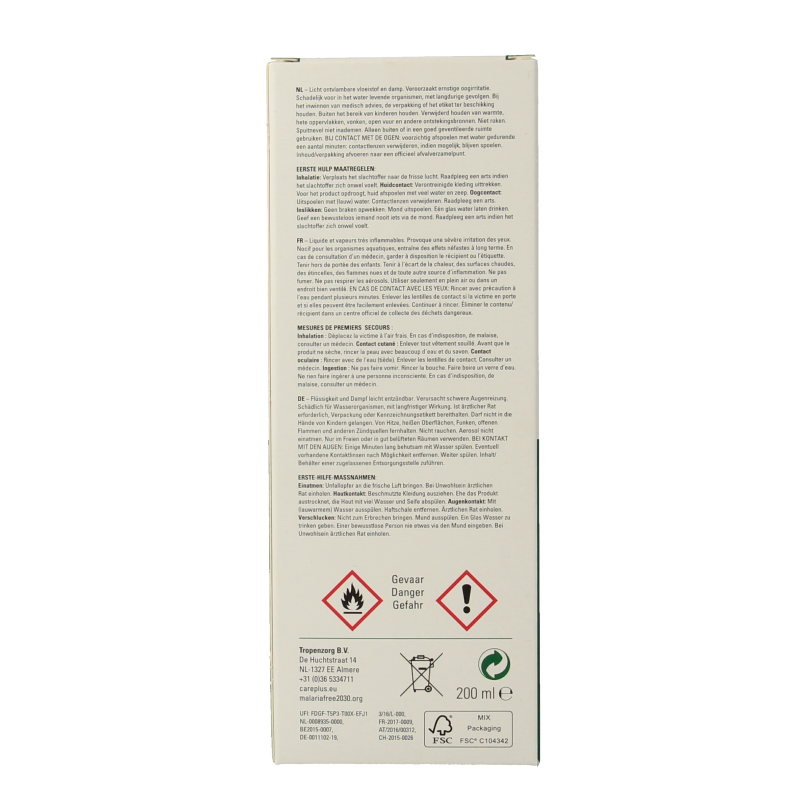 Care Plus Deet spray 40% 200 Milliliter