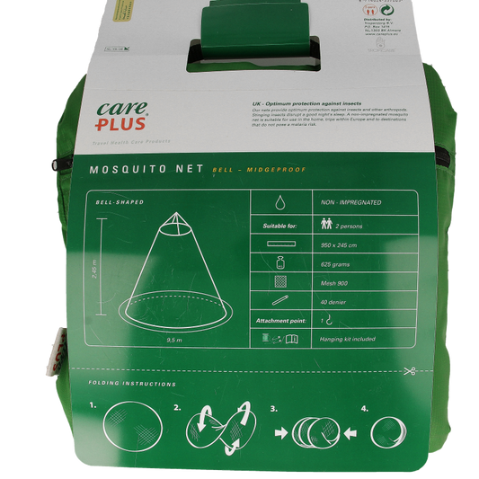 Care Plus Mosquito net midge proof bell 2-persoons  1 Stuks