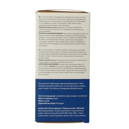 Care Plus Hadex drinkwaterdesinfectant 30 Milliliter