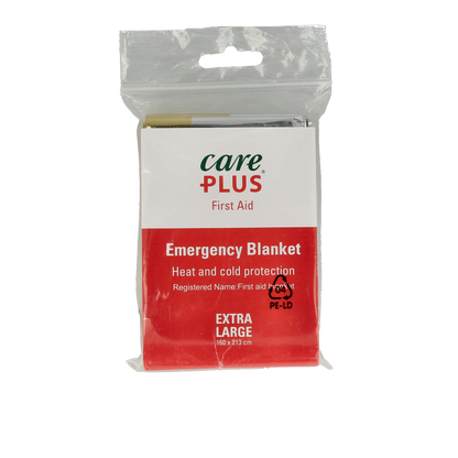 Care Plus Emergency blanket gold/silver 1 Stuks