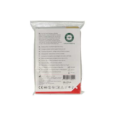 Care Plus Emergency blanket gold/silver 1 Stuks