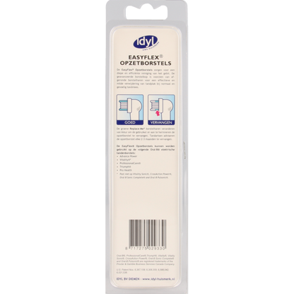 Idyl Opzetborstels easyflex 2 Stuks