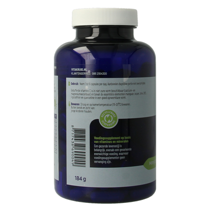 Vitakruid Gebufferde Vitamine C met oa Zink OPC Quercetine 180.00 Vegetarische capsules