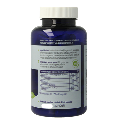 Vitakruid Gebufferde Vitamine C met oa Zink OPC Quercetine 90 Vegetarische capsules