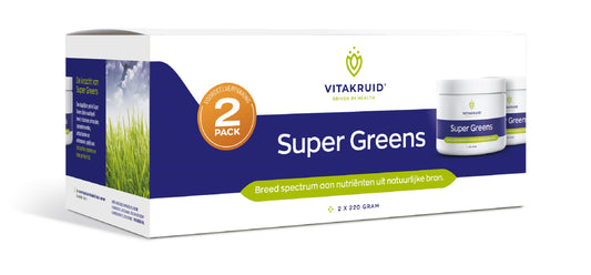 Vitakruid Super Greens 2-Pack oa probiotica & enzymen 2 Stuks