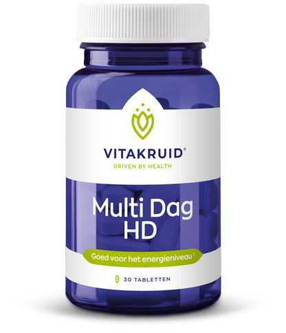 Vitakruid Multi Dag HD 100% Vegan 30.00 Tabletten