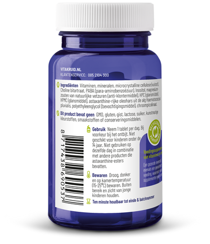 Vitakruid Multi Dag HD 100% Vegan 30 Tabletten