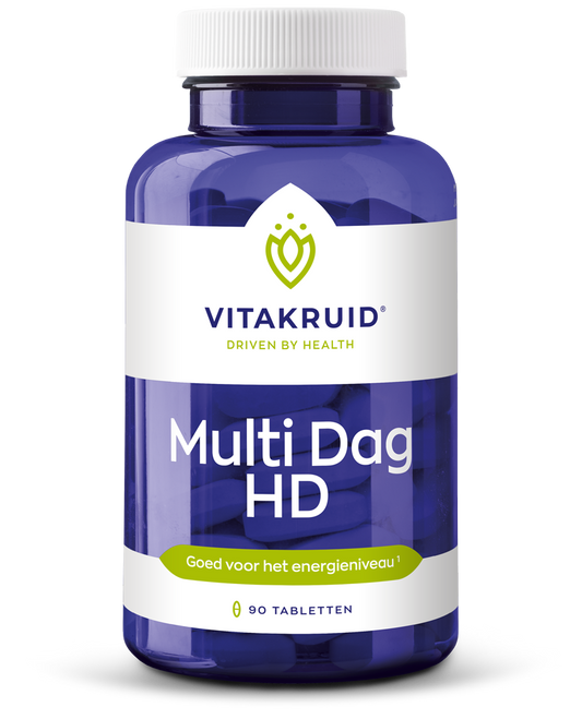 Vitakruid Multi Dag HD 100% Vegan 90 Tabletten