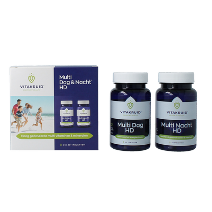 Vitakruid Multi Dag & Nacht HD 2 x 30 60.00 Tabletten