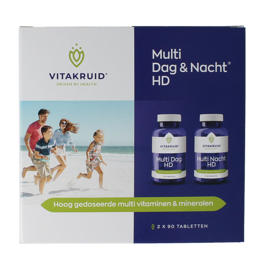 Vitakruid Multi Dag & Nacht HD 2 x 90 180 Tabletten