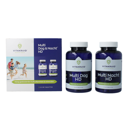 Vitakruid Multi Dag & Nacht HD 2 x 90 180 Tabletten