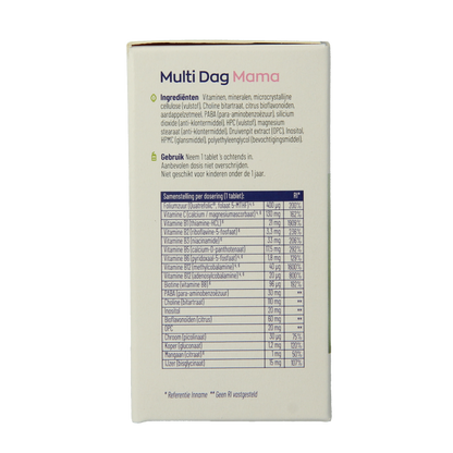 Vitakruid Multi Dag & Nacht Mama 100% Vegan 2 x 30 60 Tabletten