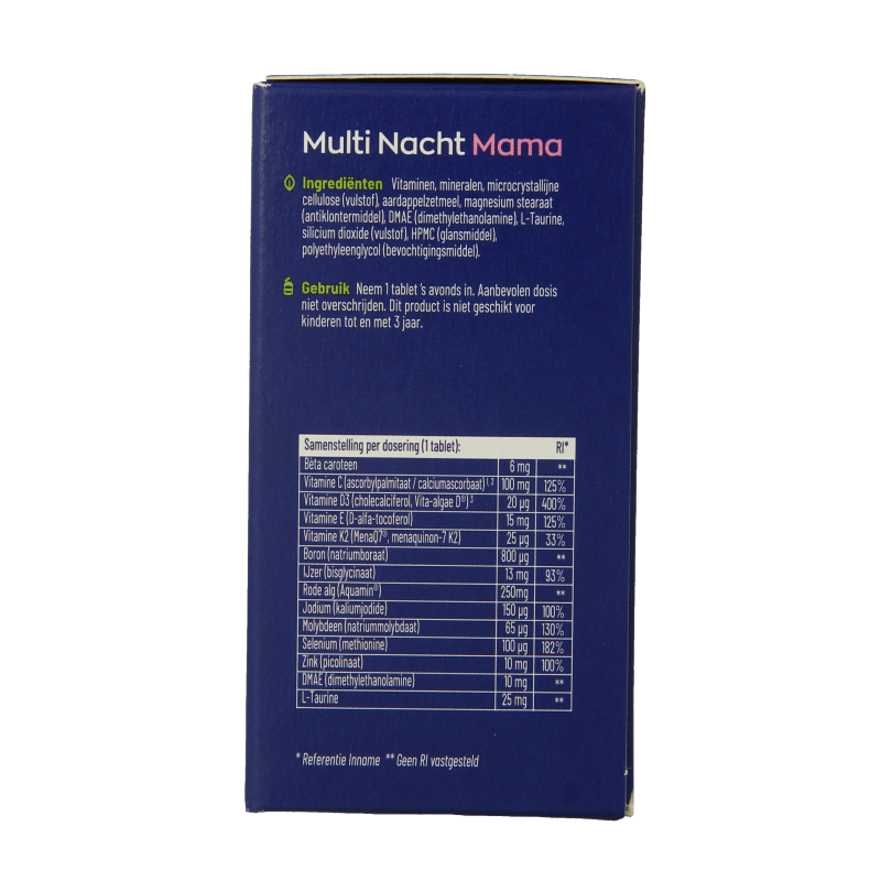 Vitakruid Multi Dag & Nacht Mama 100% Vegan 2 x 30 60 Tabletten