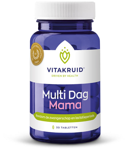 Vitakruid Multi Dag Mama 100% Vegan 30 Tabletten