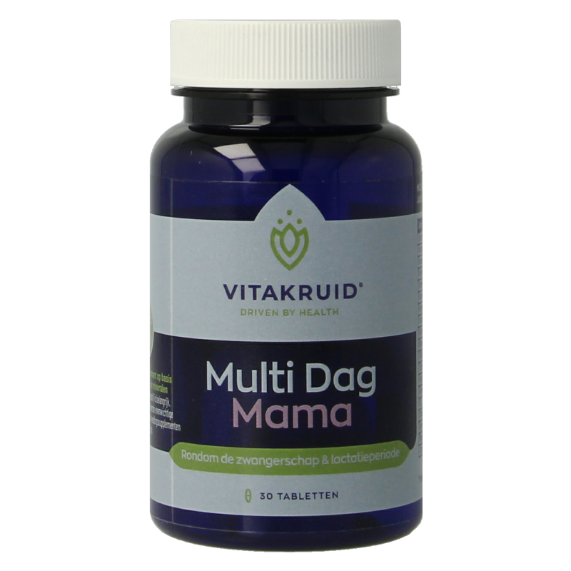 Vitakruid Multi Dag Mama 100% Vegan 30 Tabletten