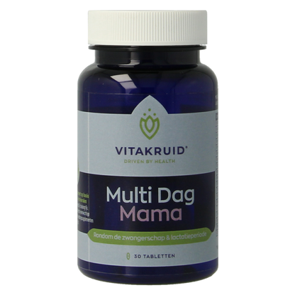 Vitakruid Multi Dag Mama 100% Vegan 30 Tabletten