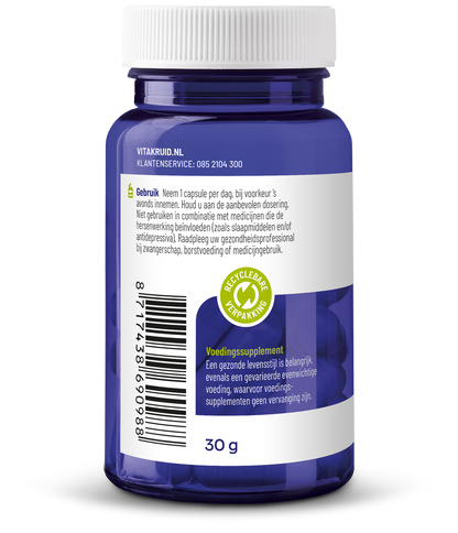 Vitakruid 5-HTP 100mg 60 Vegetarische capsules