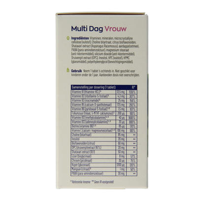 Vitakruid Multi Dag & Nacht Vrouw 100% Vegan 2 x 30 60 Tabletten