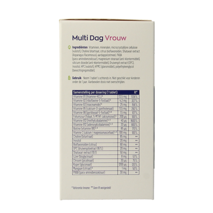 Vitakruid Multi Dag & Nacht Vrouw 100% Vegan 2 x 90 180 Tabletten