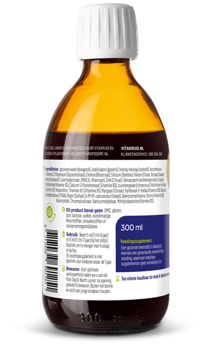 Vitakruid Multi Dag Junior 100% Vegan 300 Milliliter