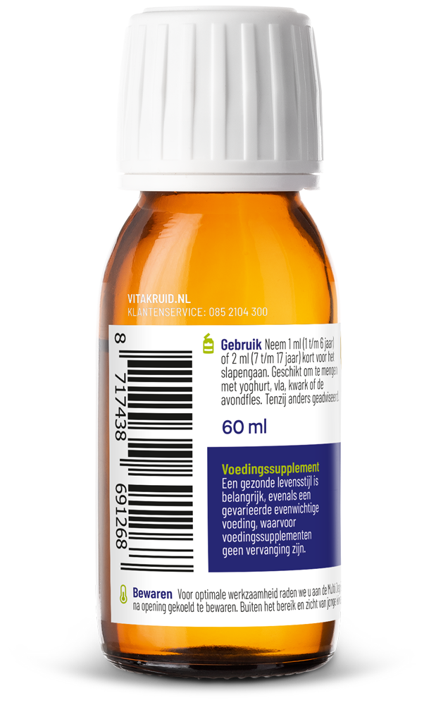 Vitakruid Multi Nacht Junior 100% Vegan 60 Milliliter