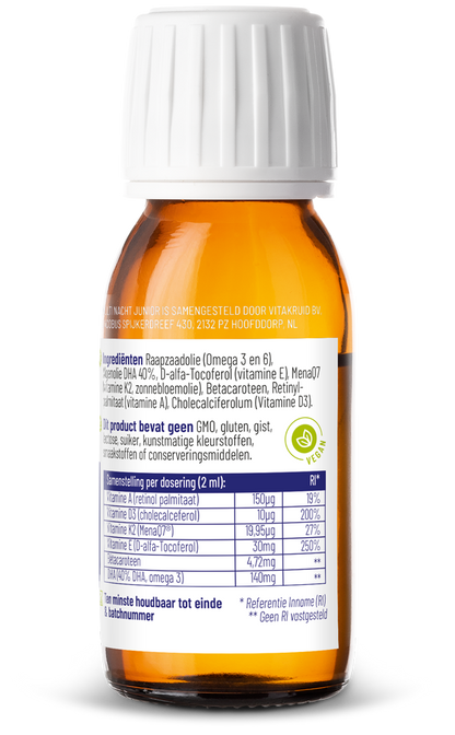 Vitakruid Multi Nacht Junior 100% Vegan 60 Milliliter