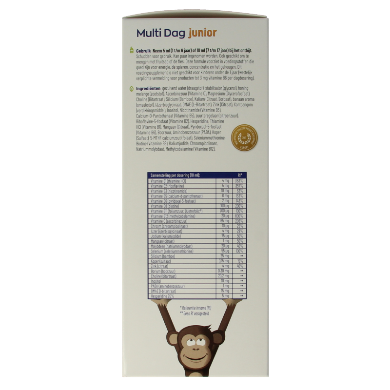 Vitakruid Multi Dag & Nacht Junior 100% Vegan 360 Milliliter