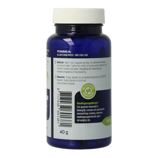 Vitakruid Mucuna pruriens 400mg minimaal 25% L-Dopa 60 Vegetarische capsules