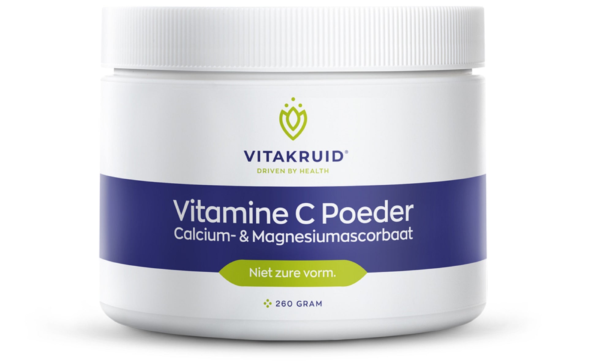 Vitakruid Vitamine C poeder calcium- & magnesiumascorbaat 260 Gram