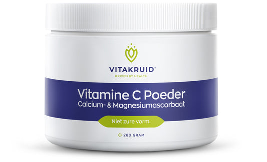 Vitakruid Vitamine C poeder calcium- & magnesiumascorbaat 260 Gram
